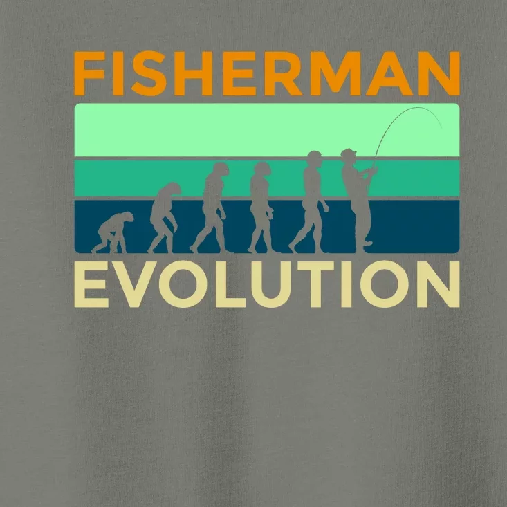 Evolution Of Fishing Toddler T-Shirt