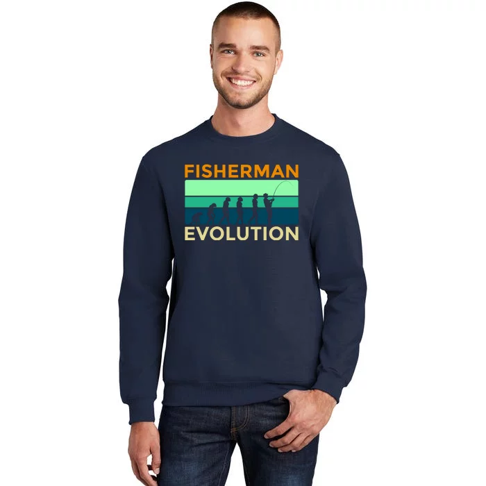 Evolution Of Fishing Sweatshirt