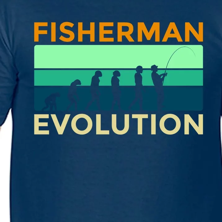 Evolution Of Fishing Comfort Colors T-Shirt