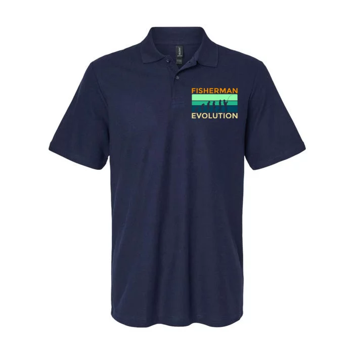 Evolution Of Fishing Softstyle Adult Sport Polo