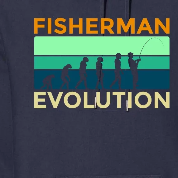 Evolution Of Fishing Premium Hoodie