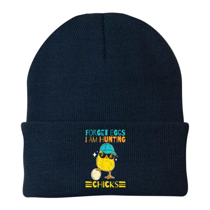 Easter Outfit Forget Eggs I'm Hunting Chicks Knit Cap Winter Beanie