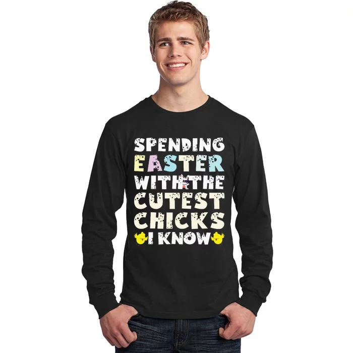 Easter Outfit For  Funny Cutest Chicks Tall Long Sleeve T-Shirt