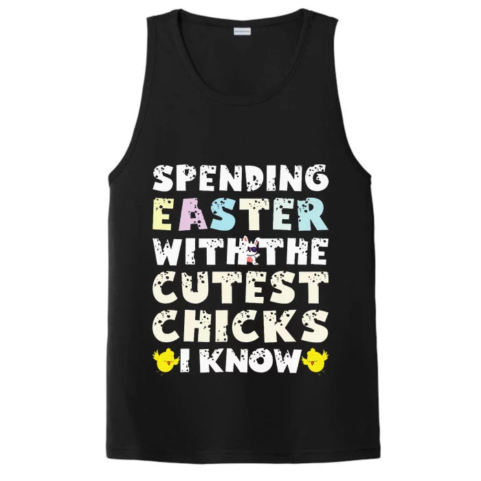 Easter Outfit For  Funny Cutest Chicks Performance Tank