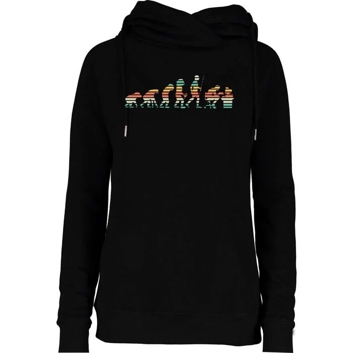 Evolution Of Gamer Womens Funnel Neck Pullover Hood