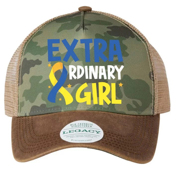 Extra Ordinary Girl Down Syndrome Awareness Legacy Tie Dye Trucker Hat