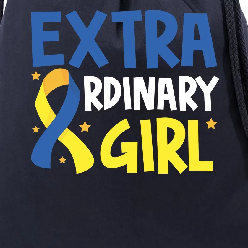 Extra Ordinary Girl Down Syndrome Awareness Drawstring Bag