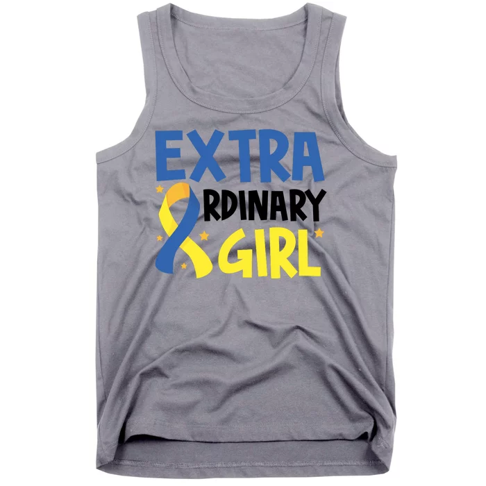 Extra Ordinary Girl Down Syndrome Awareness Tank Top