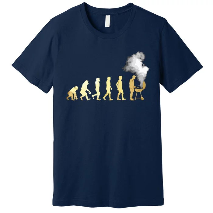 Evolution Of Grill Master Grilling Gifts I Do BBQ Premium T-Shirt