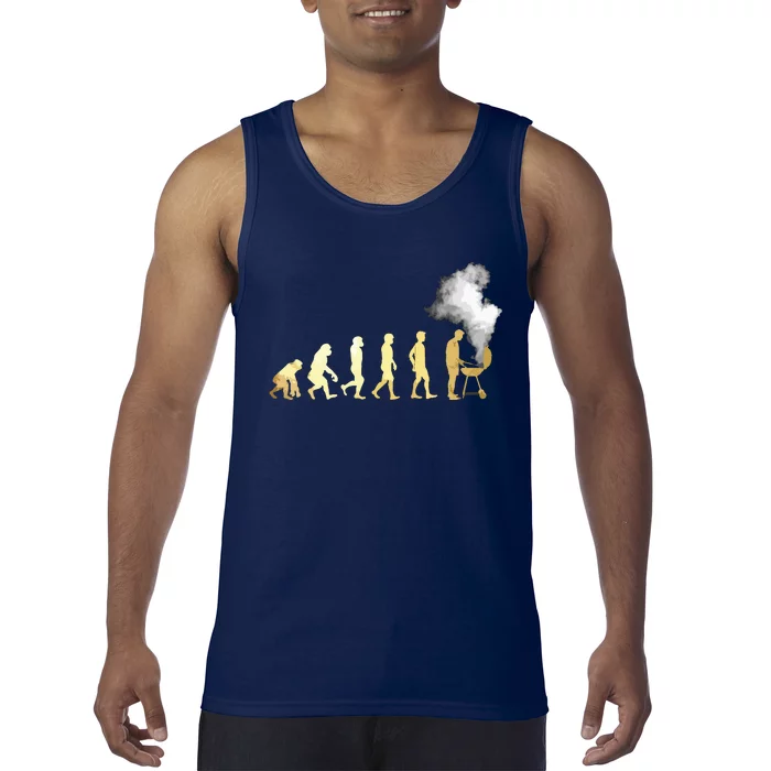 Evolution Of Grill Master Grilling Gifts I Do BBQ Tank Top