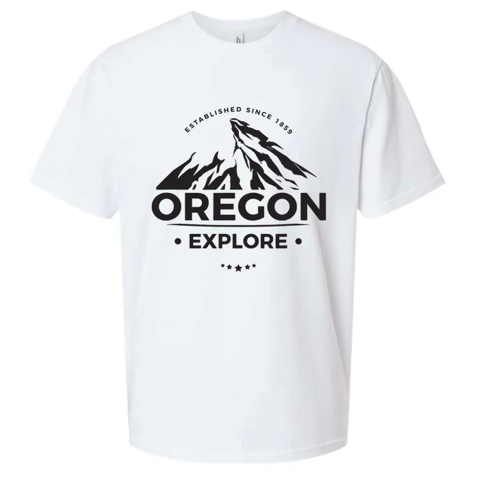 Explore Oregon Graphic Mountain Sueded Cloud Jersey T-Shirt