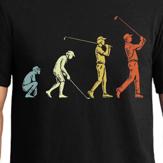 Evolution of Golf Funny Man Golfer Pajama Set