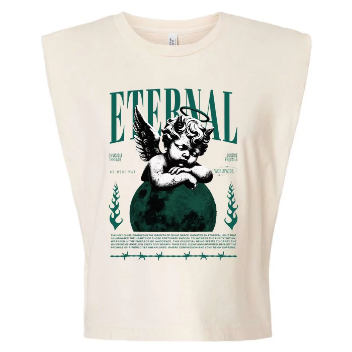 Eternal Oxidized Green 4s Matching Garment-Dyed Women's Muscle Tee