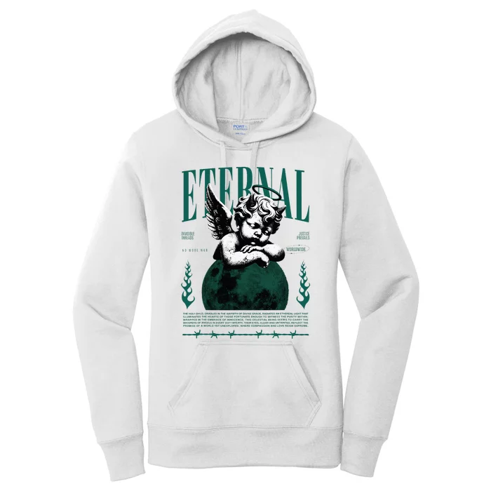 Eternal Oxidized Green 4s Matching Women's Pullover Hoodie