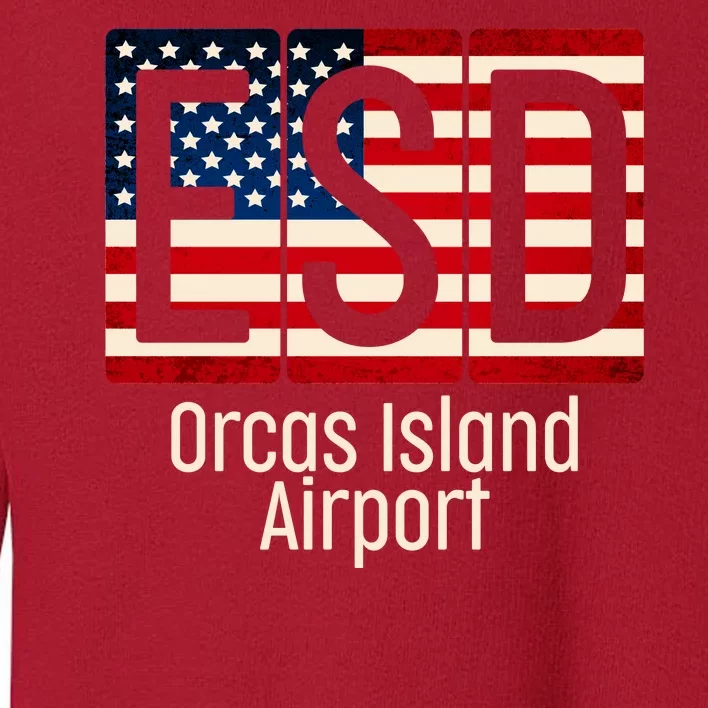 ESD Orcas Island Airport Toddler Sweatshirt