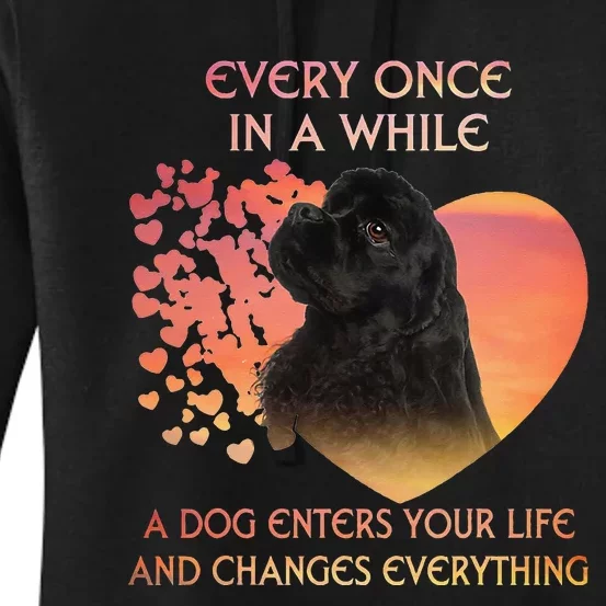 Every Once In A While American Cocker Spaniel dog Women's Pullover Hoodie