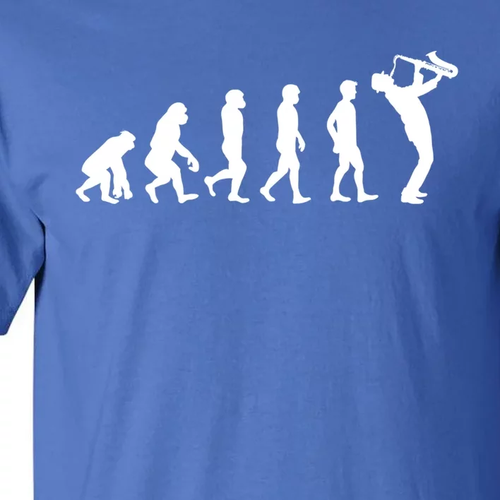 Evolution Of Kind To Saxophone Player Meaningful Gift Tall T-Shirt