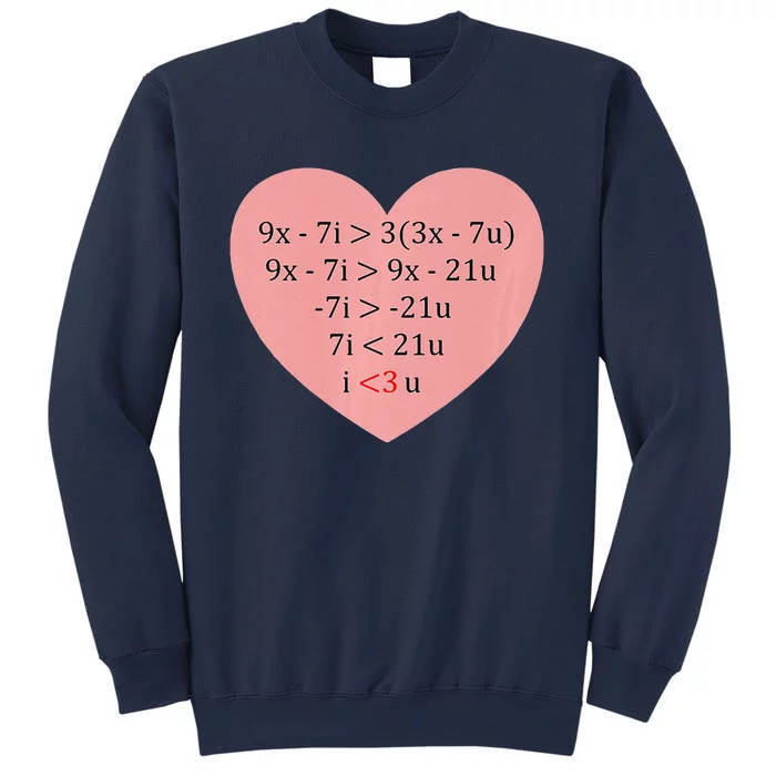 Equation Of Love Funny Math Valentine's Day Sweatshirt