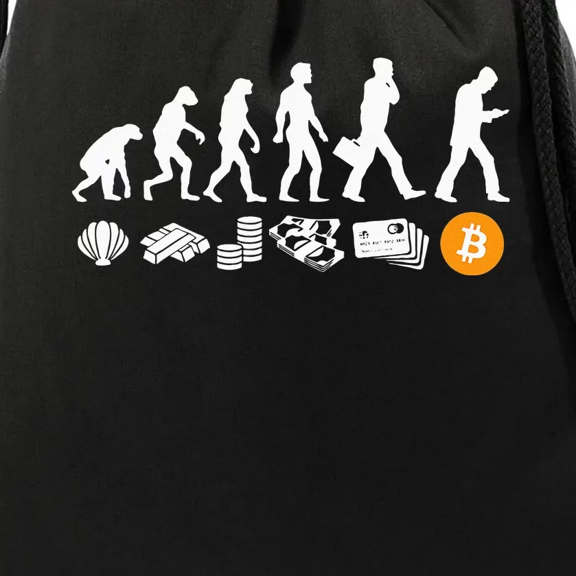 Evolution Of Money I NFT BTC Bitcoin Drawstring Bag