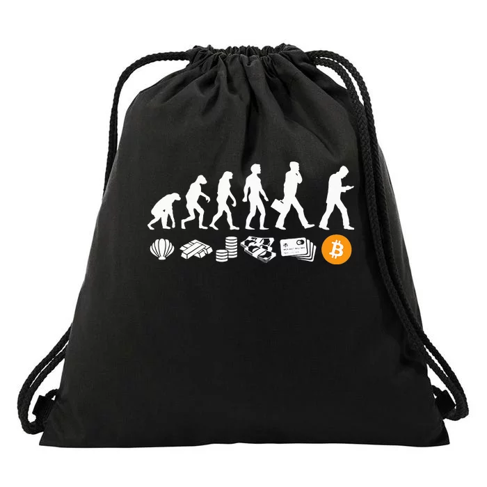 Evolution Of Money I NFT BTC Bitcoin Drawstring Bag