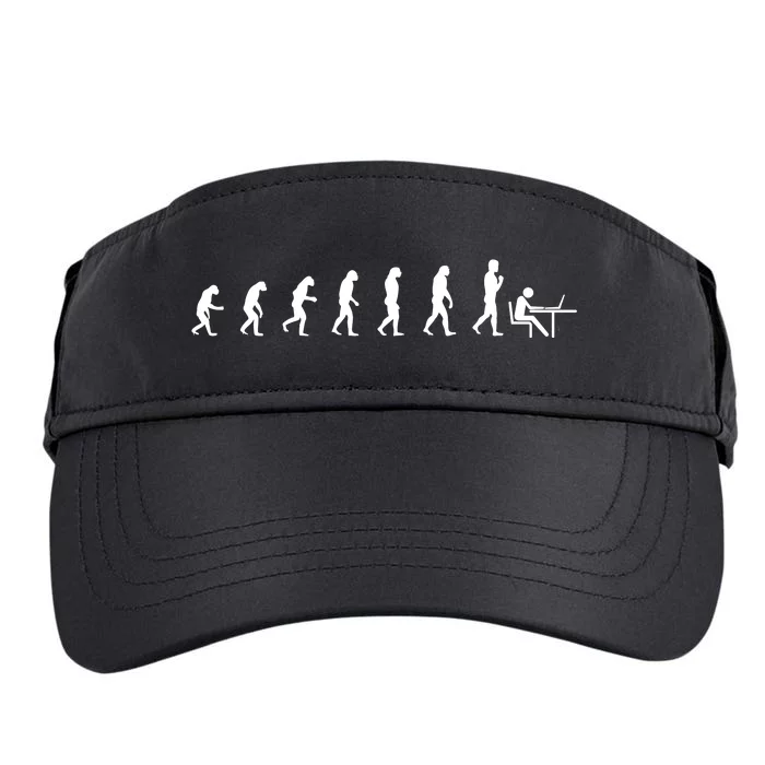 Evolution Of Man Computer Programmer Funny Geek Lover IT Adult Drive Performance Visor