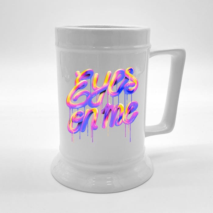 Eyes On Me Colorful Front & Back Beer Stein