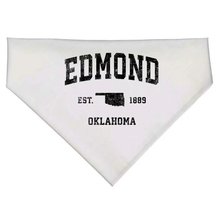 Edmond Oklahoma Ok Vintage Sports USA-Made Doggie Bandana