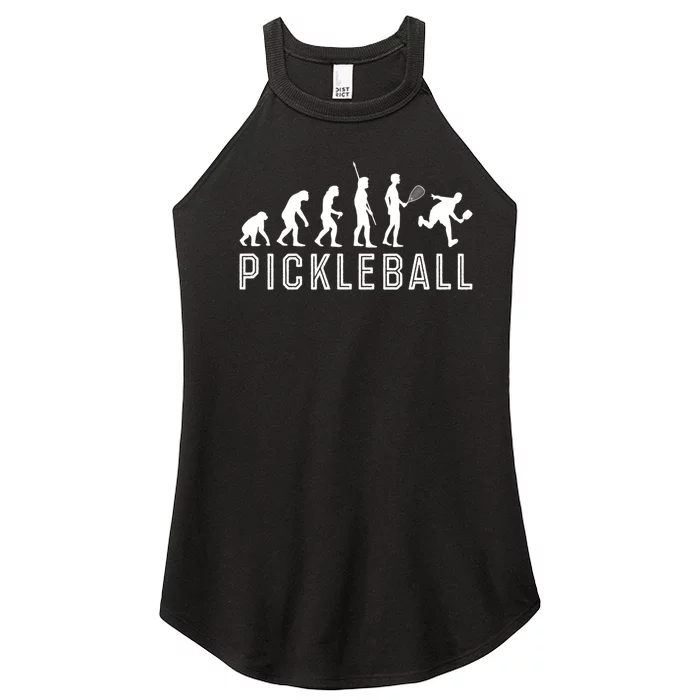 Evolution Of Pickleball TShirt Women’s Perfect Tri Rocker Tank