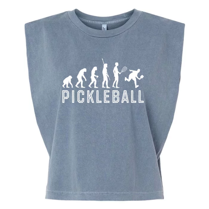 Evolution Of Pickleball TShirt Garment-Dyed Women's Muscle Tee