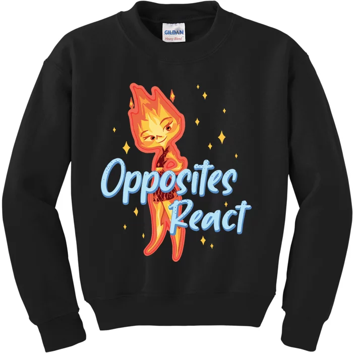 Elemental Opposites React Kids Sweatshirt