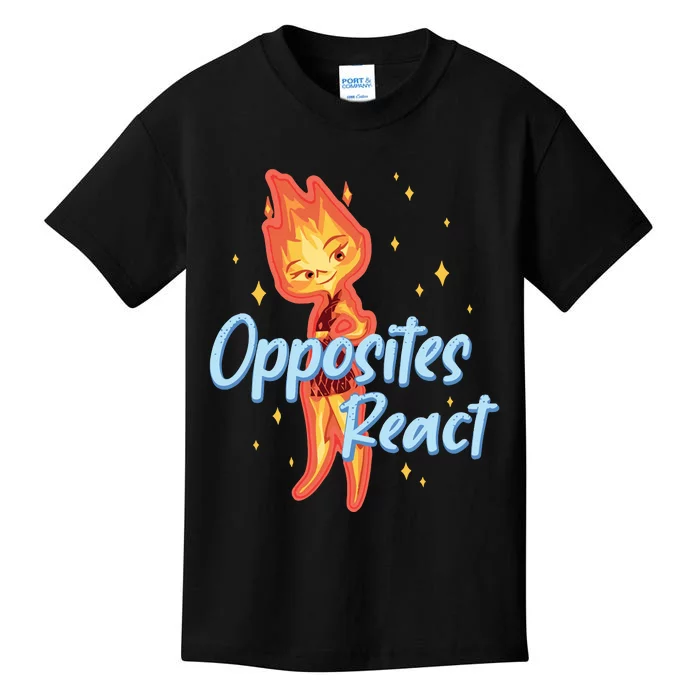 Elemental Opposites React Kids T-Shirt