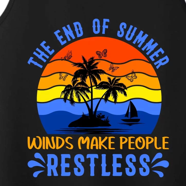 End Of Summer Sunset Performance Tank