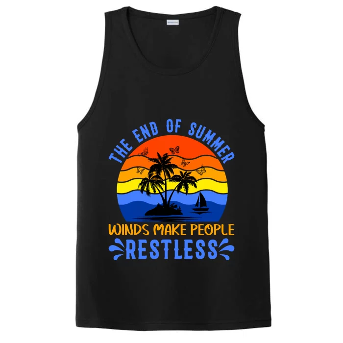 End Of Summer Sunset Performance Tank