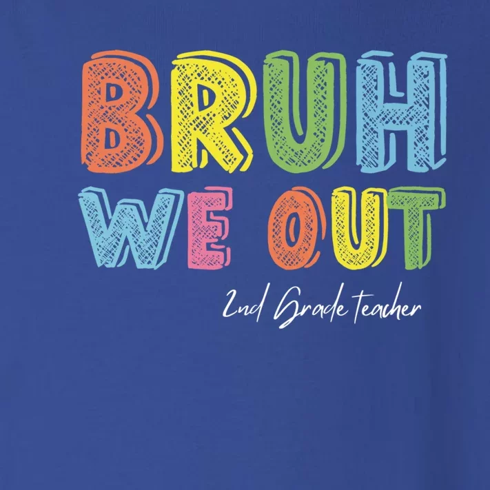 End Of School Year Second Grade Teacher Summer Bruh We Out Gift Toddler Long Sleeve Shirt