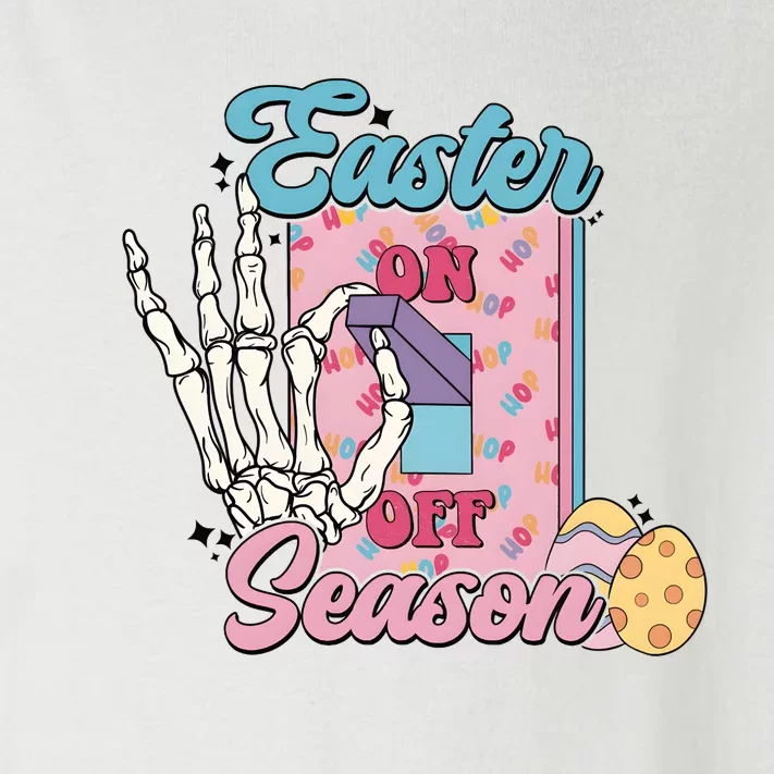 Easter On Season Skeleton Hand Toddler Long Sleeve Shirt