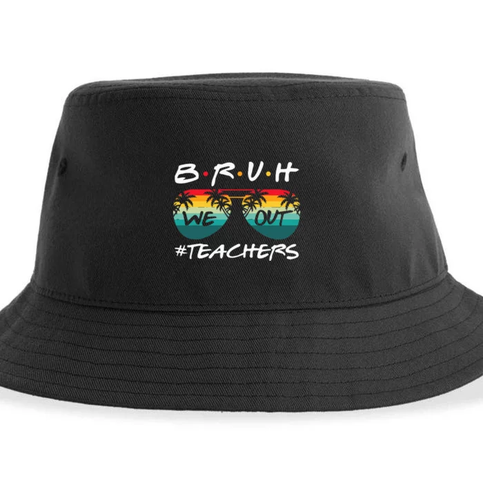 End Of School Year Teacher Summer Bruh We Out Sustainable Bucket Hat