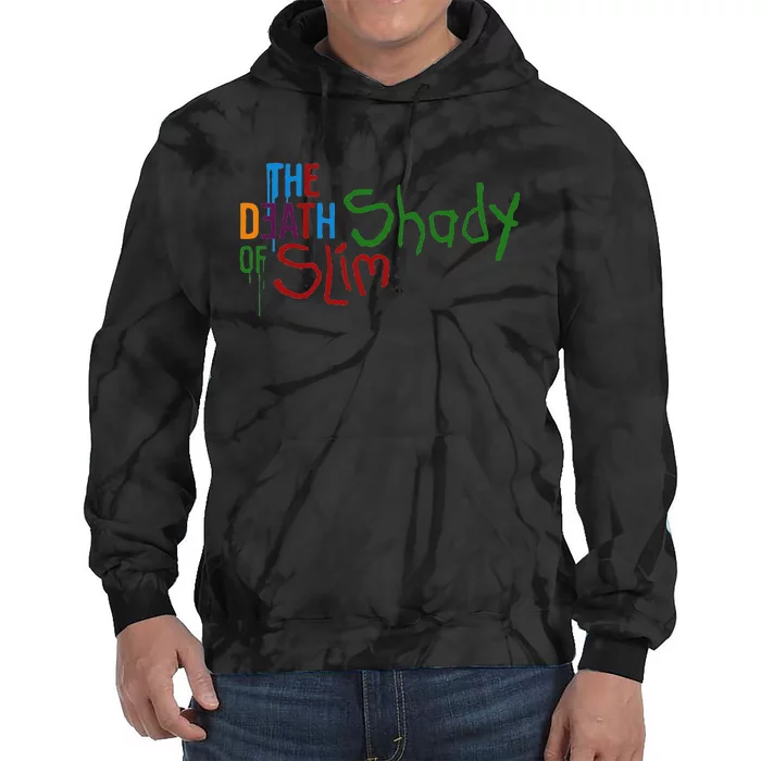 Em Of Slim Retro Colorful Death Shady Tie Dye Hoodie