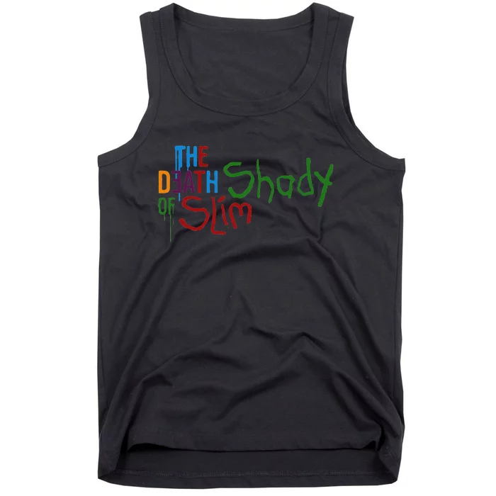 Em Of Slim Retro Colorful Death Shady Tank Top