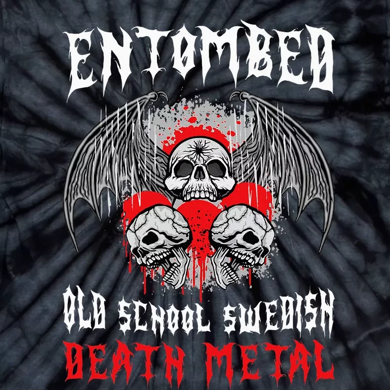 Entombed Old School Swedish Death Metal Music Tie-Dye T-Shirt