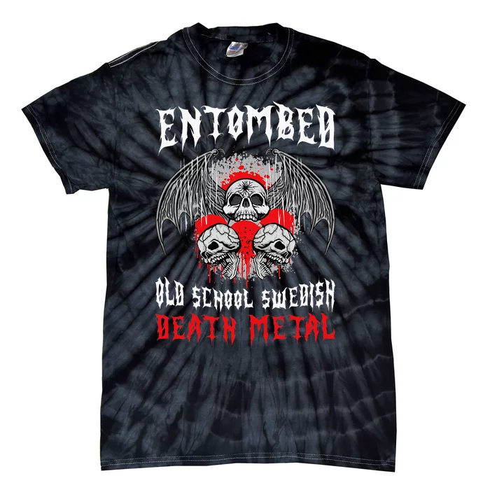 Entombed Old School Swedish Death Metal Music Tie-Dye T-Shirt