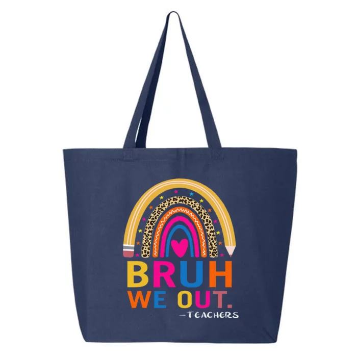 End Of School Year Teacher Summer Bruh We Out Funny Teachers 25L Jumbo Tote