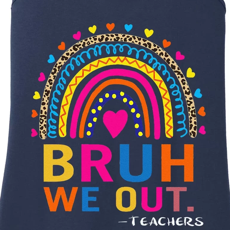 End Of School Year Teacher Summer Bruh We Out Funny Teachers Ladies Essential Tank