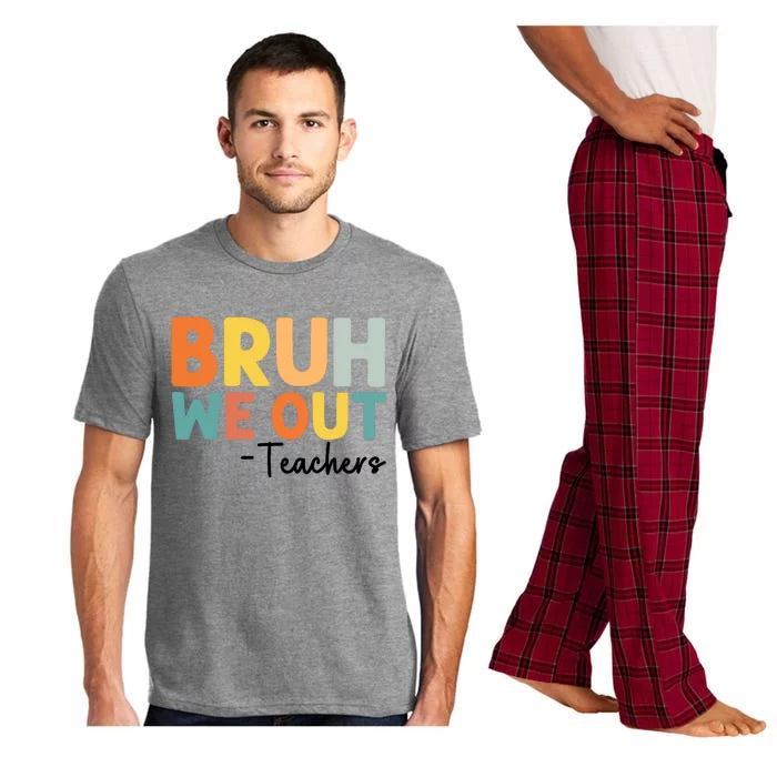 End Of School Year Teacher Summer Bruh We Out Teachers Pajama Set