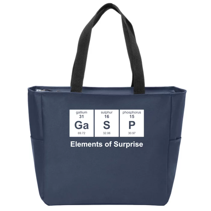 Elements Of Surprise Periodic Table Zip Tote Bag