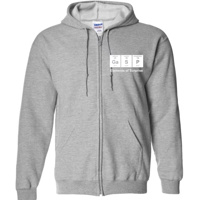 Elements Of Surprise Periodic Table Full Zip Hoodie