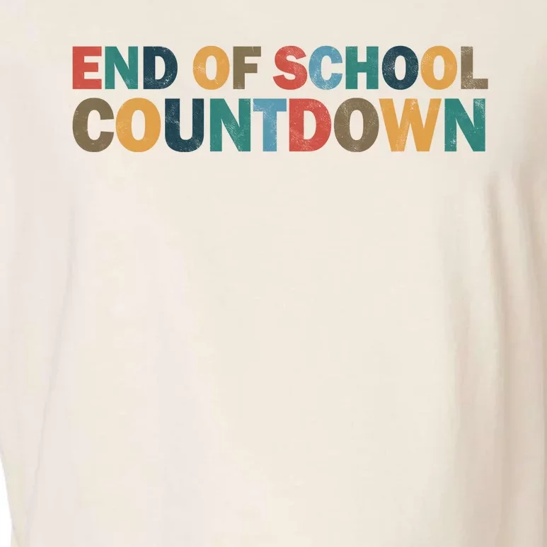 End Of School Countdown Summer Vibe Garment-Dyed Women's Muscle Tee