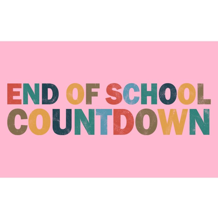 End Of School Countdown Summer Vibe Bumper Sticker