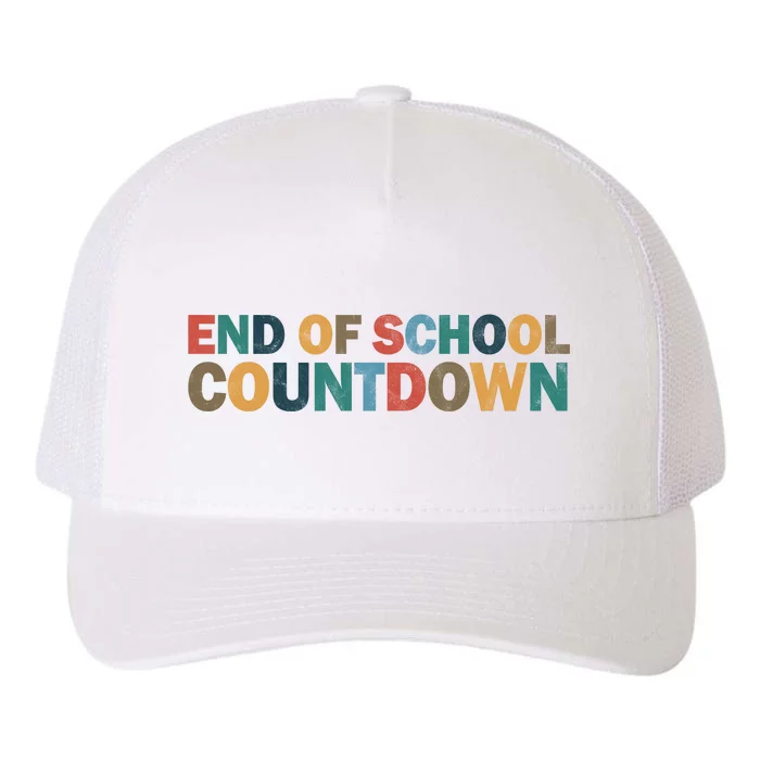 End Of School Countdown Summer Vibe Yupoong Adult 5-Panel Trucker Hat