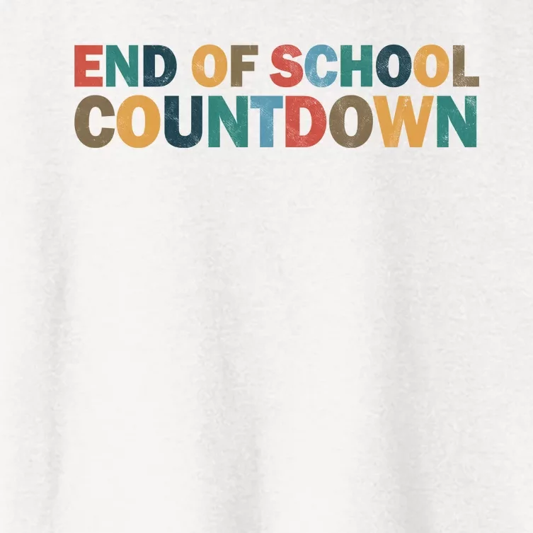 End Of School Countdown Summer Vibe Women's Crop Top Tee