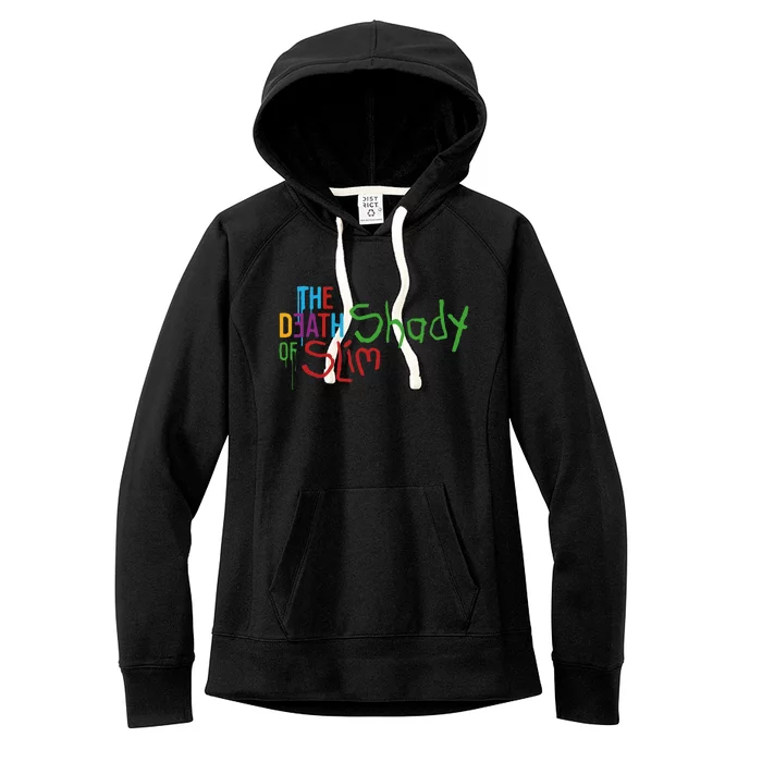 Em Of Slim Retro Colorful Death Shady Women's Fleece Hoodie